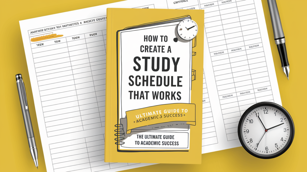 How to Create a Study Schedule That Works